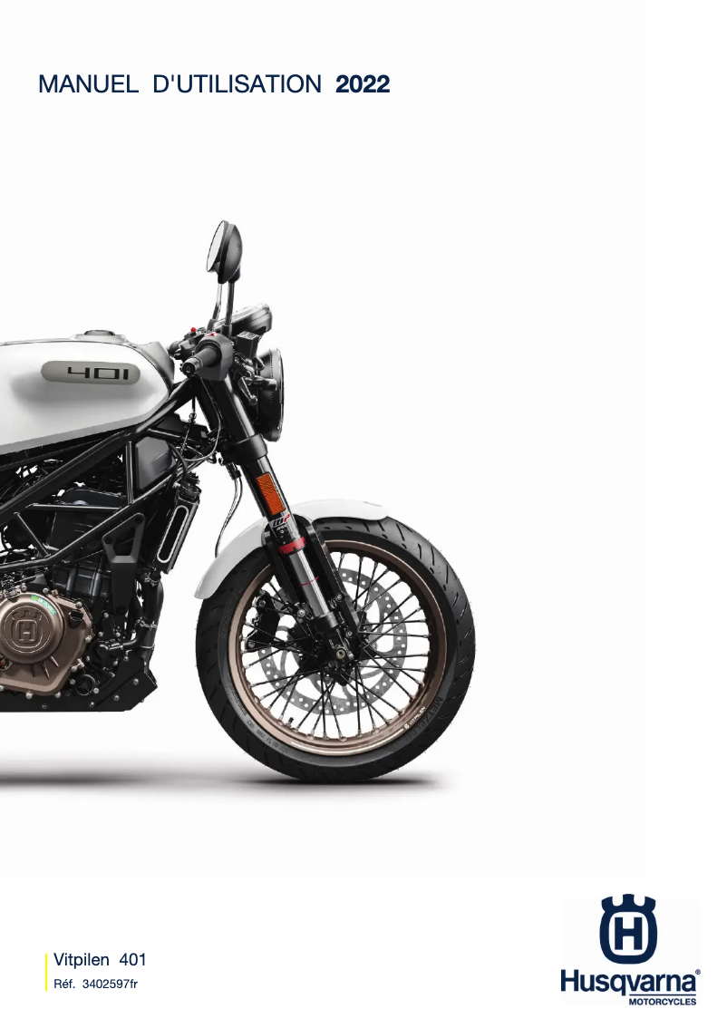 Imagen de la primera página del manual del dispositivo Vitpilen 401 (2022)