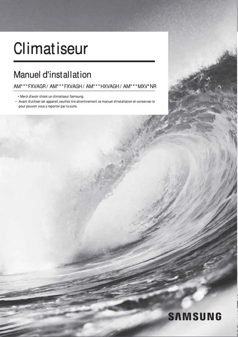 Imagen de la primera página del manual del dispositivo AM220FNHDEH