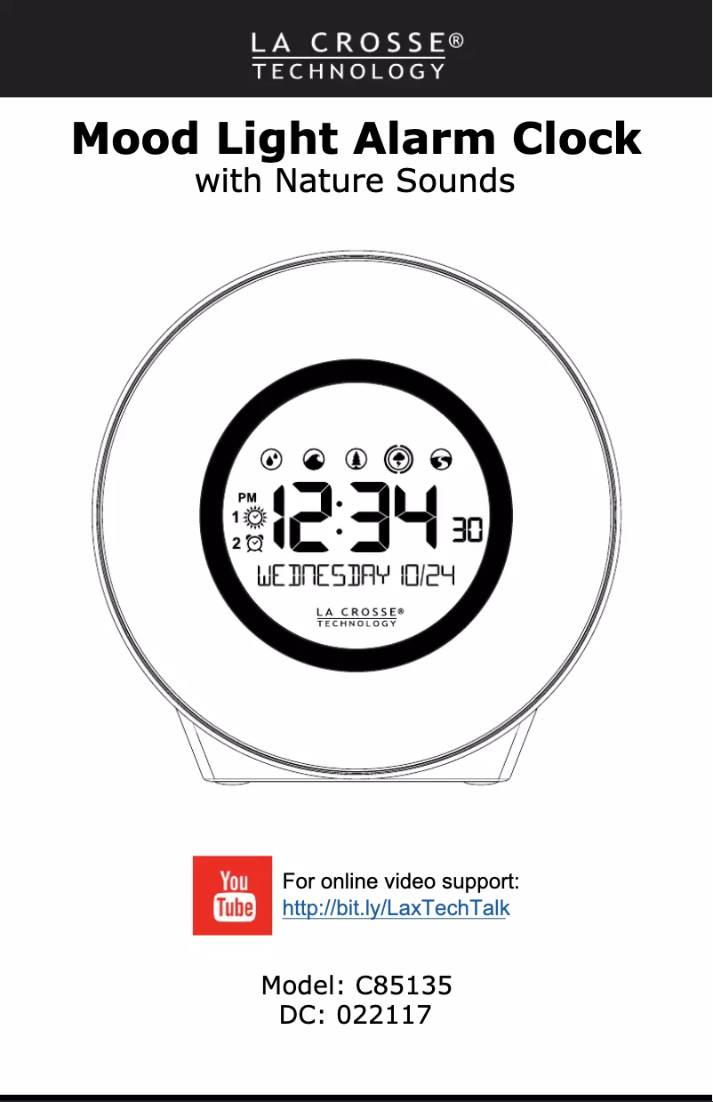 Página nº 1 - Manual de usuario La Crosse Technology C85135