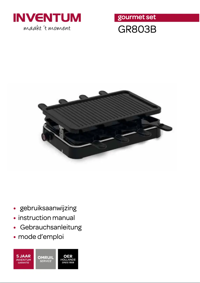 Página 1 del manual Manual de usuario Inventum GR803B