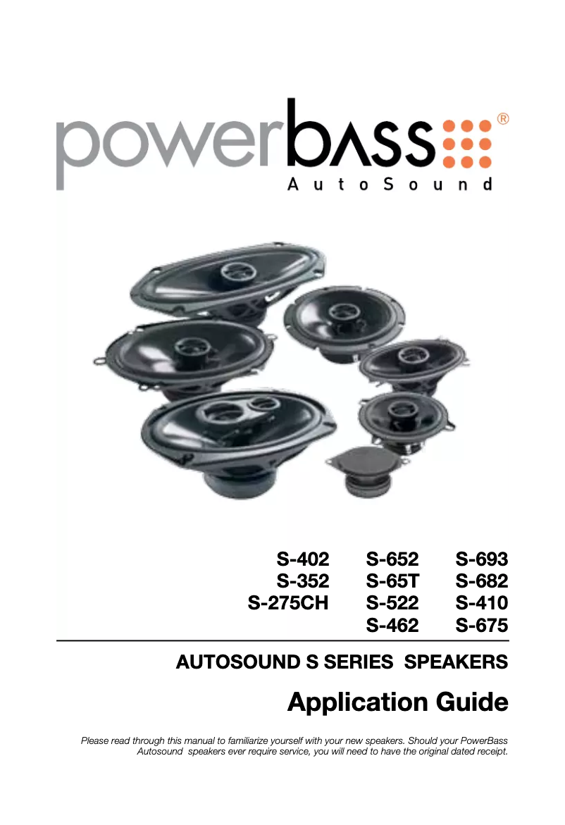 Página 1 del manual Manual de usuario PowerBass S-462