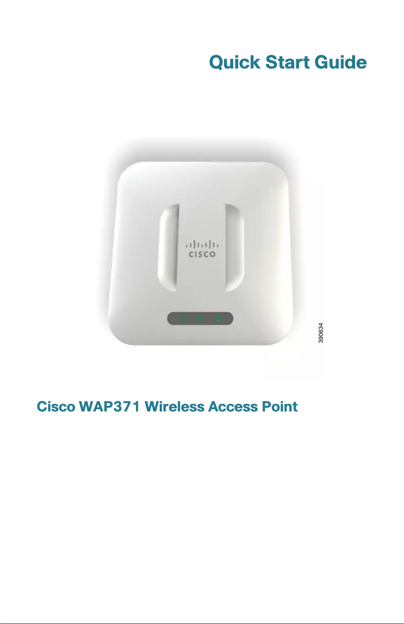 Imagen de la primera página del manual del dispositivo WAP371