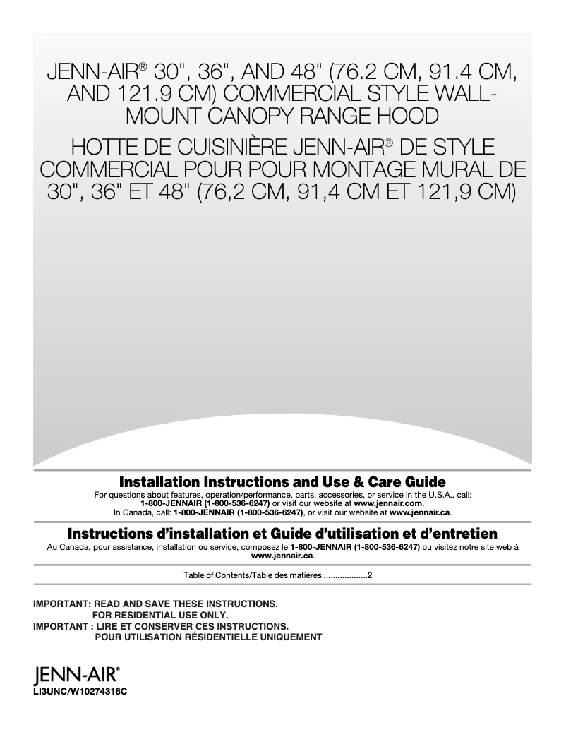 Imagen de la primera página del manual del dispositivo JXW9030WP