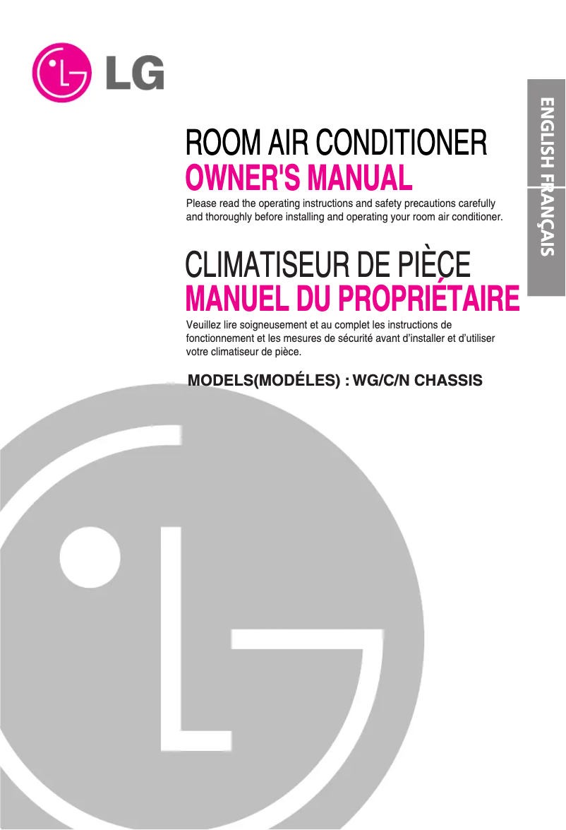 Página nº 1 - Manual de usuario LG TWH186NBAB3