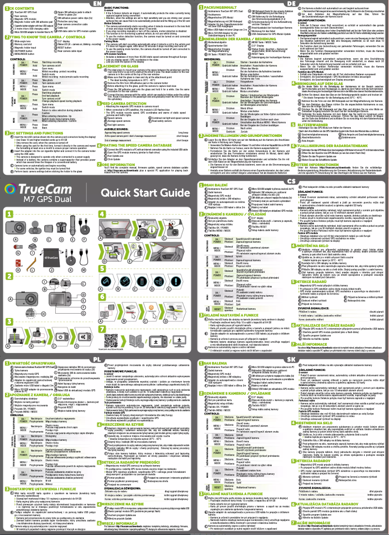 Imagen de la primera página del manual del dispositivo M7 GPS Dual