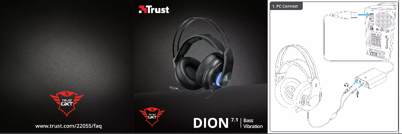 Página 1 del manual Manual de usuario Trust Dion GXT 383