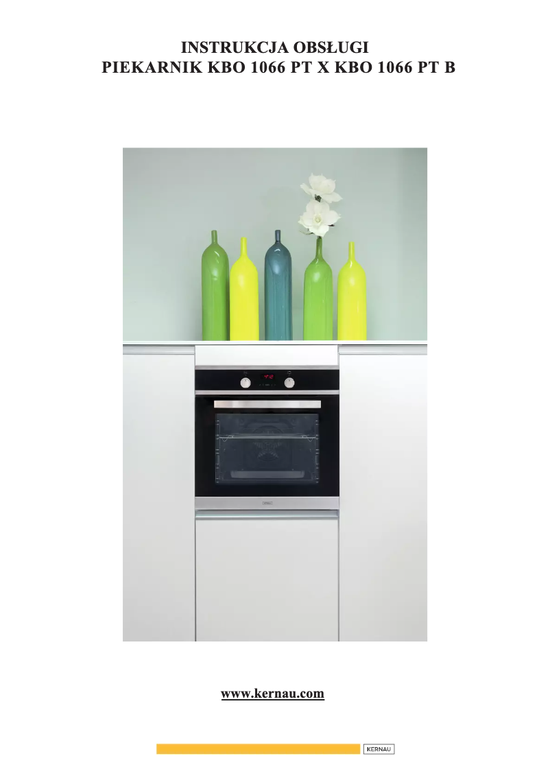 Página 1 del manual Manual de usuario Kernau KBO 1066 PT X