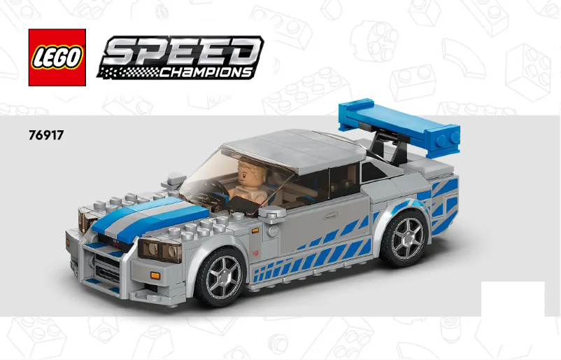 Página 1 del manual Instrucciones visuales Lego Speed Champions 76917