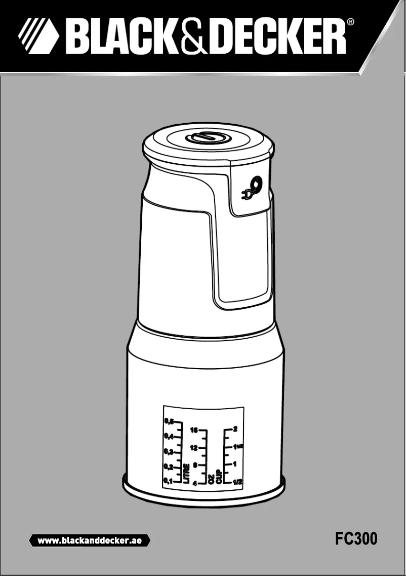 Página 1 del manual Manual de usuario Black & Decker FC300