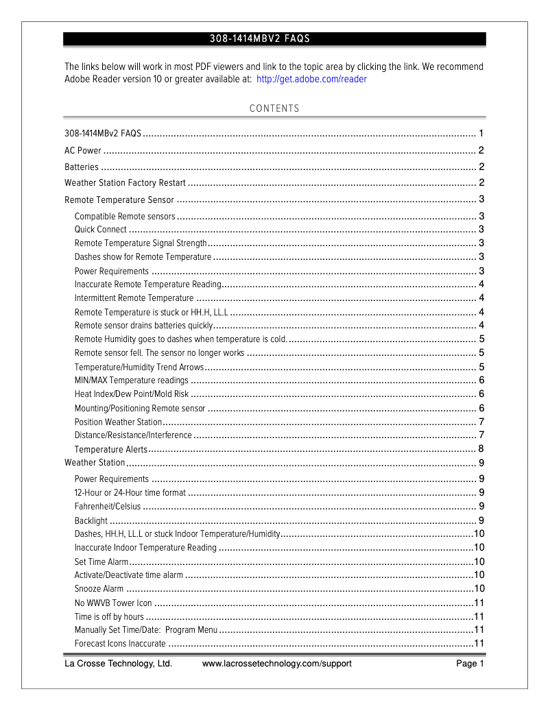 Imagen de la primera página del manual del dispositivo 308-1414MBV3