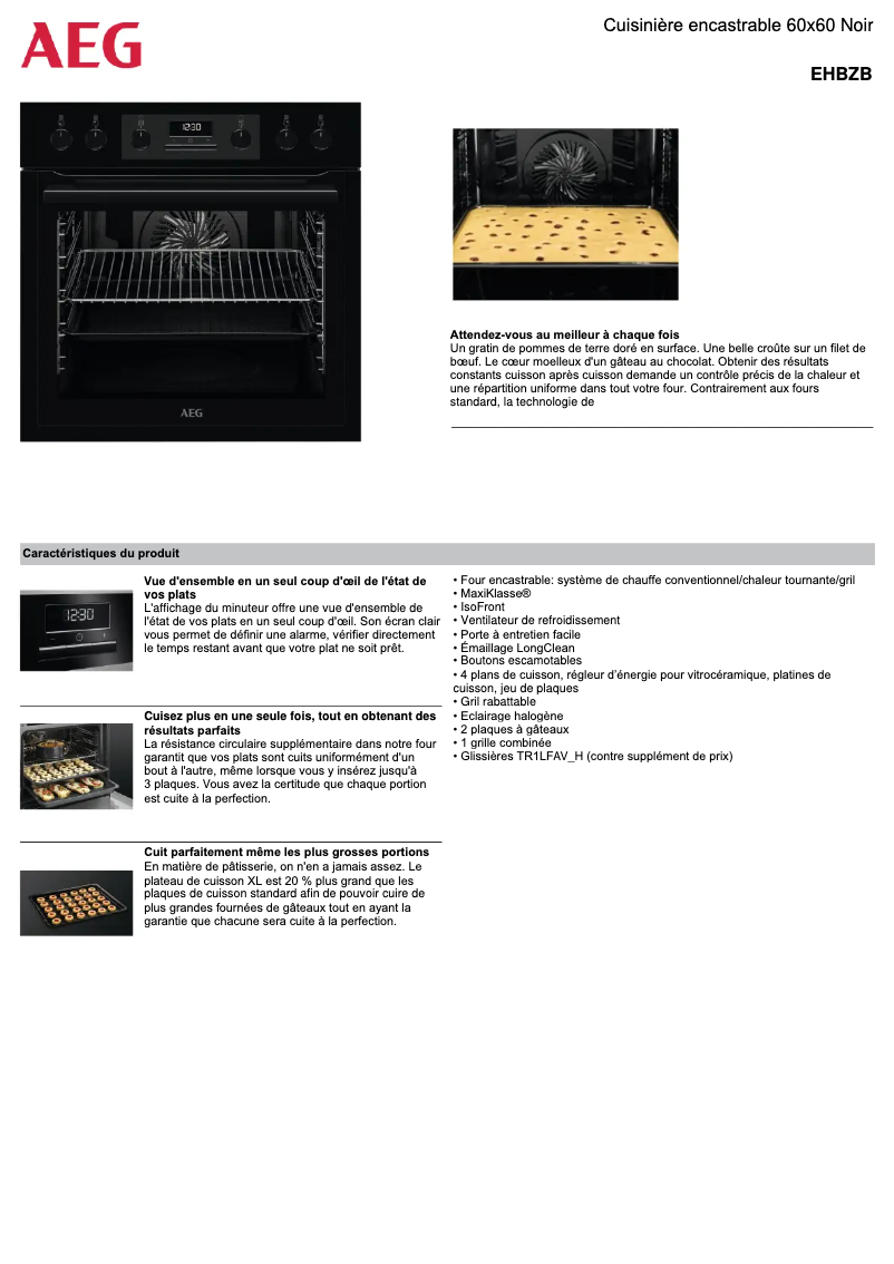 Imagen de la primera página del manual del dispositivo EHBZB