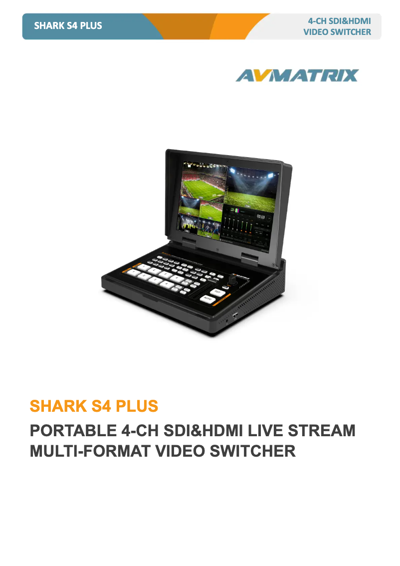 Imagen de la primera página del manual del dispositivo Shark S4 Plus