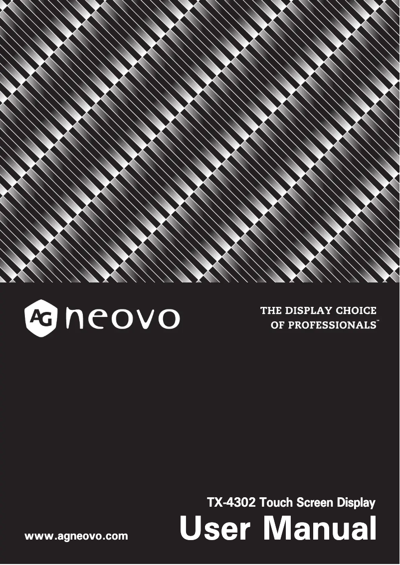 Imagen de la primera página del manual del dispositivo TX-4202