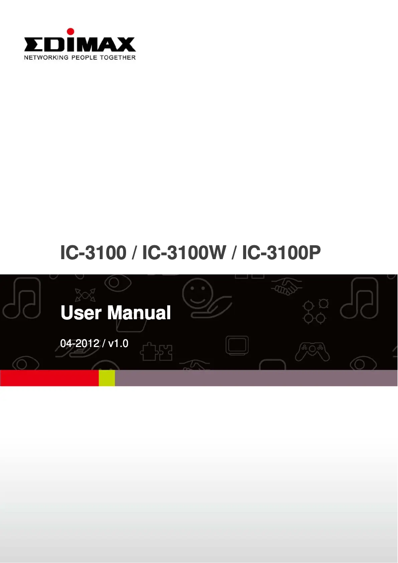 Imagen de la primera página del manual del dispositivo IC-3100W