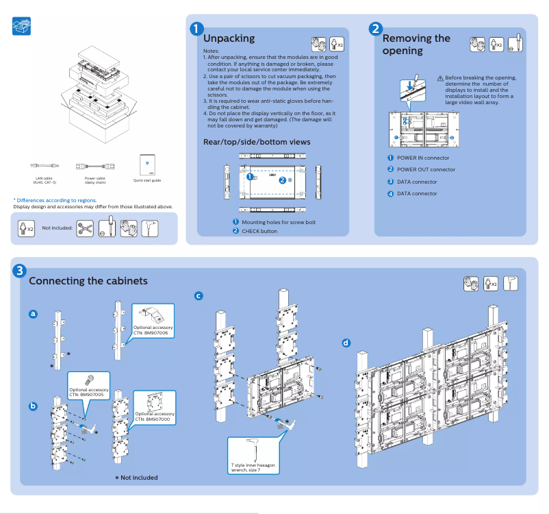 Imagen de la primera página del manual del dispositivo 22BDL7219L