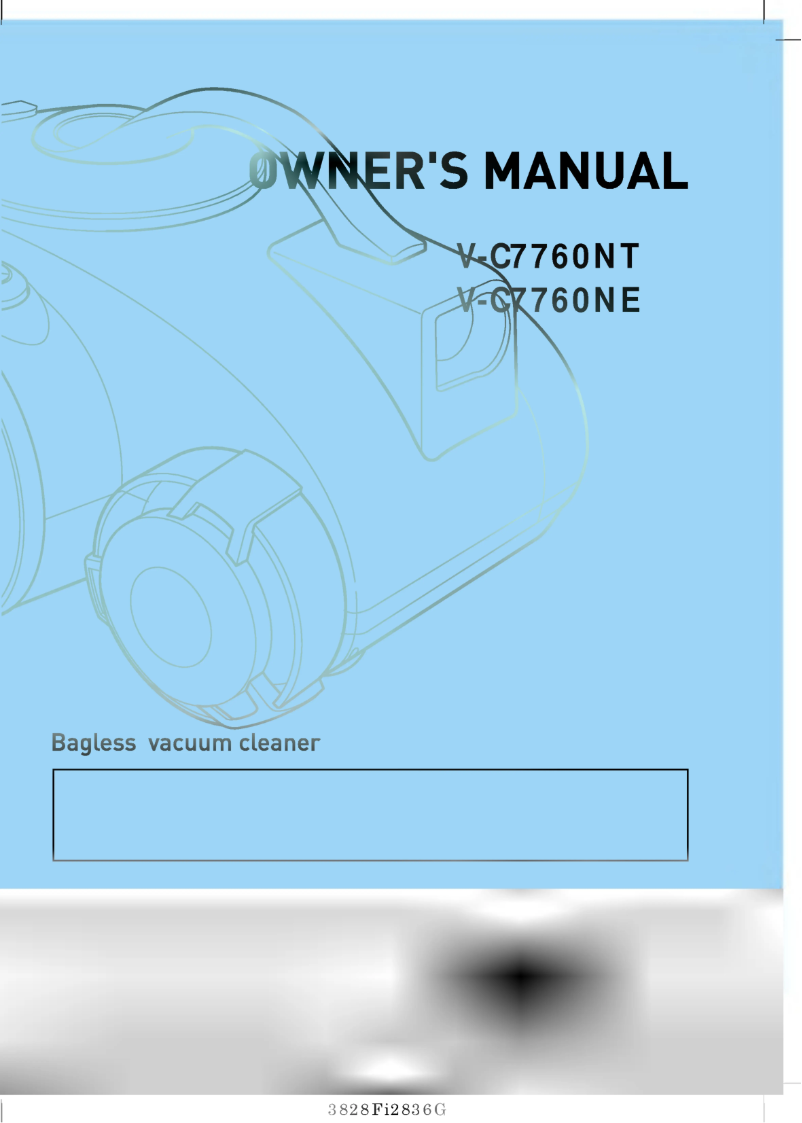 Imagen de la primera página del manual del dispositivo V-C7760NT