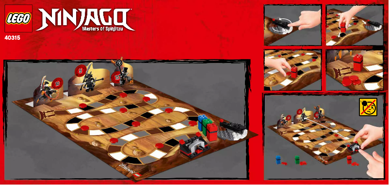 Imagen de la primera página del manual del dispositivo Ninjago 40315