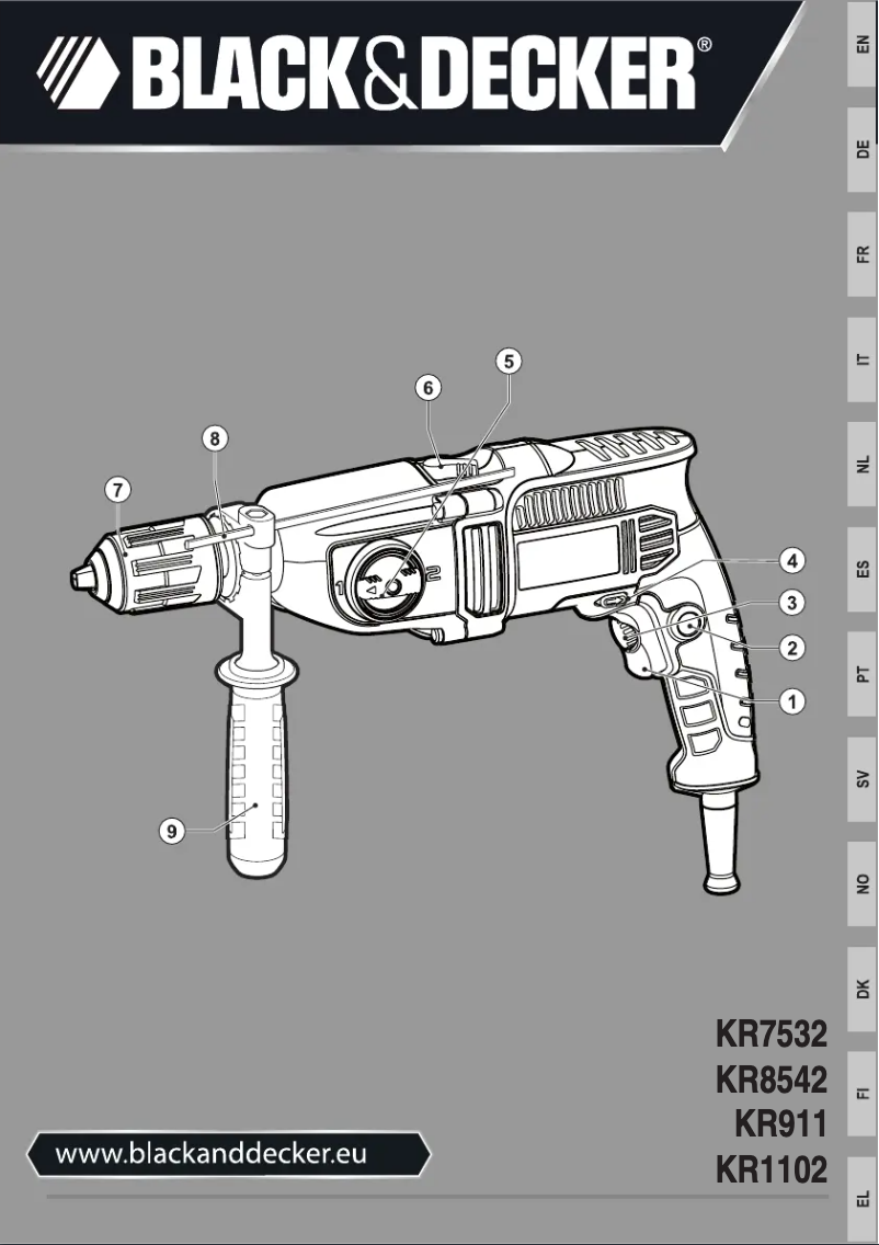 Imagen de la primera página del manual del dispositivo KR911K