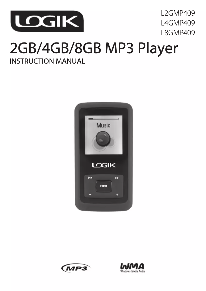 Imagen de la primera página del manual del dispositivo L8GMP409