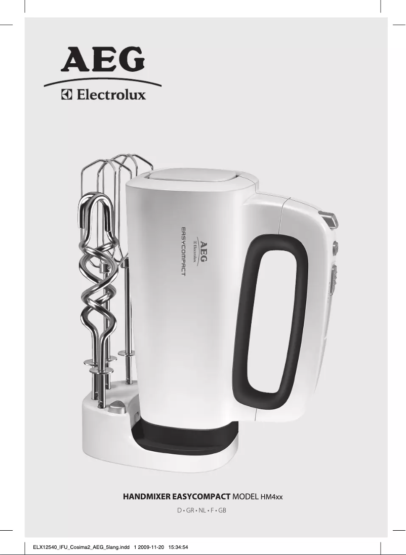 Imagen de la primera página del manual del dispositivo EasyCompact HM4200