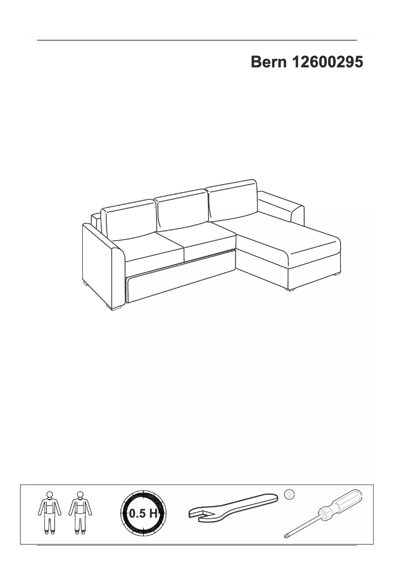 Imagen de la primera página del manual del dispositivo Bern