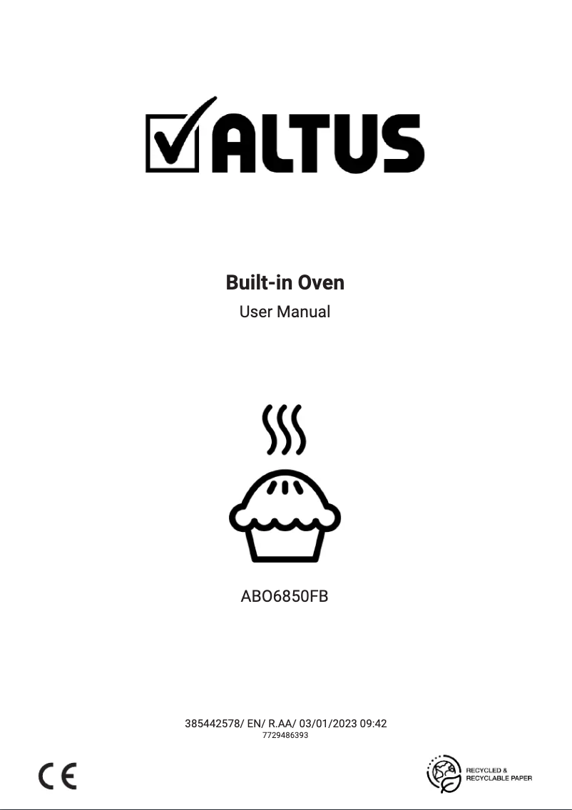 Imagen de la primera página del manual del dispositivo ABO6850FB