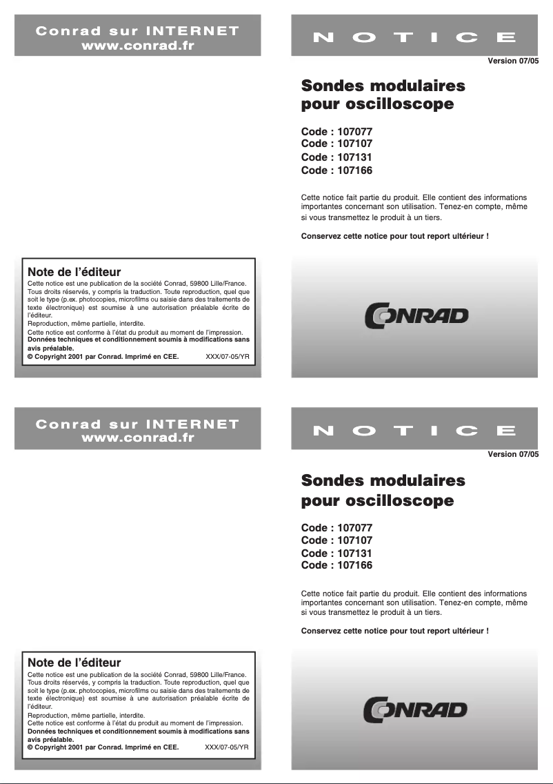 Imagen de la primera página del manual del dispositivo TT-MF 312