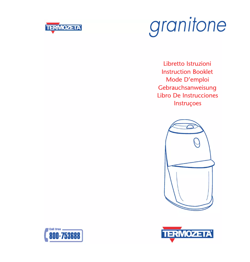 Imagen de la primera página del manual del dispositivo Granitone