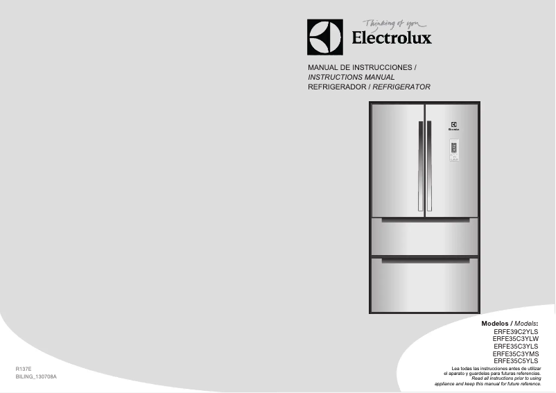 Página 1 del manual Manual de usuario Electrolux ERQE41C5YLS
