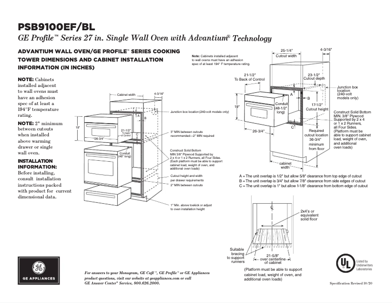 Imagen de la primera página del manual del dispositivo PSB9100BLTS