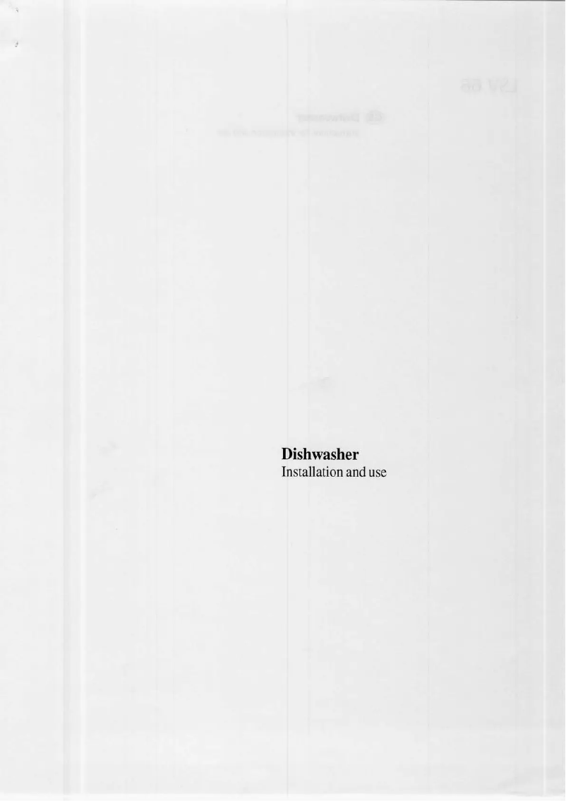 Imagen de la primera página del manual del dispositivo LSV66