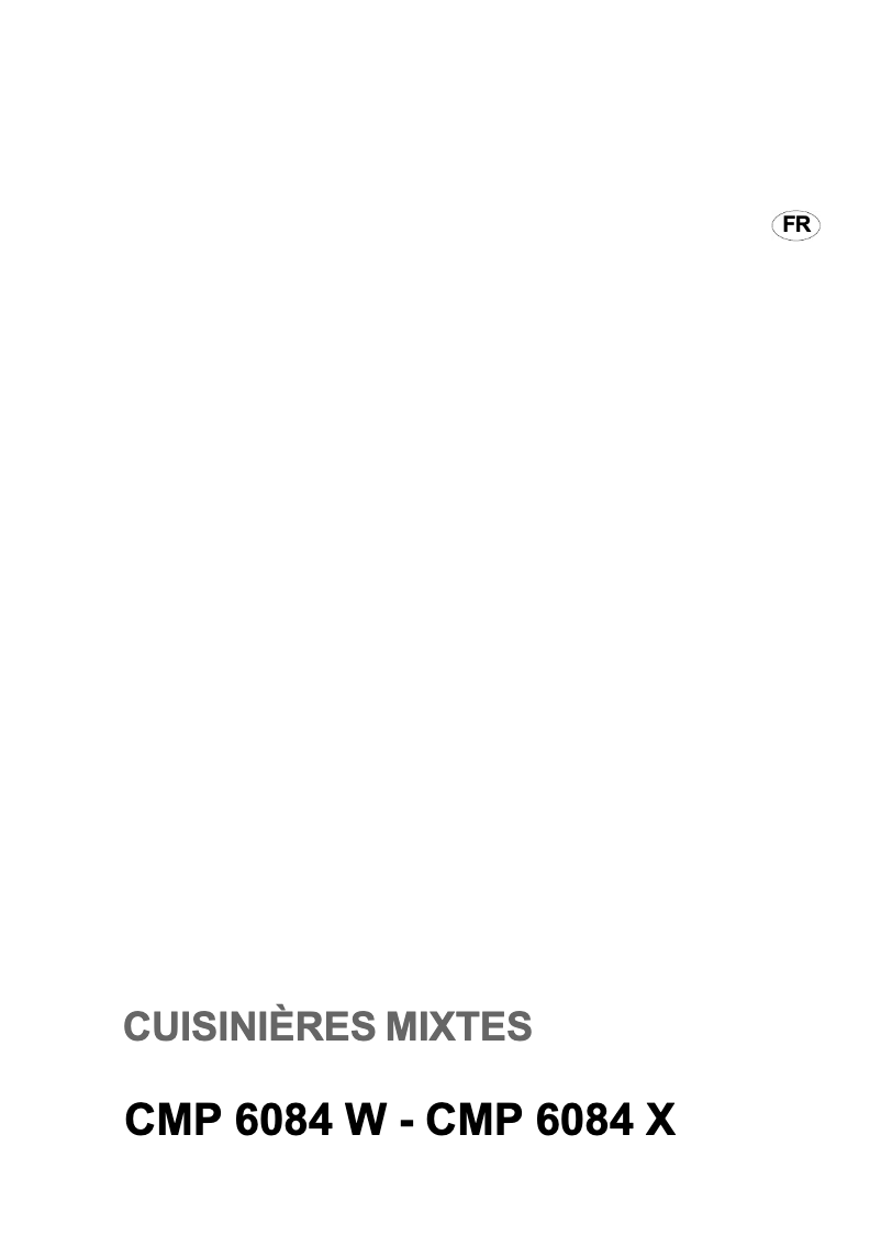 Página nº 1 - Manual de usuario Faure CMP6084X