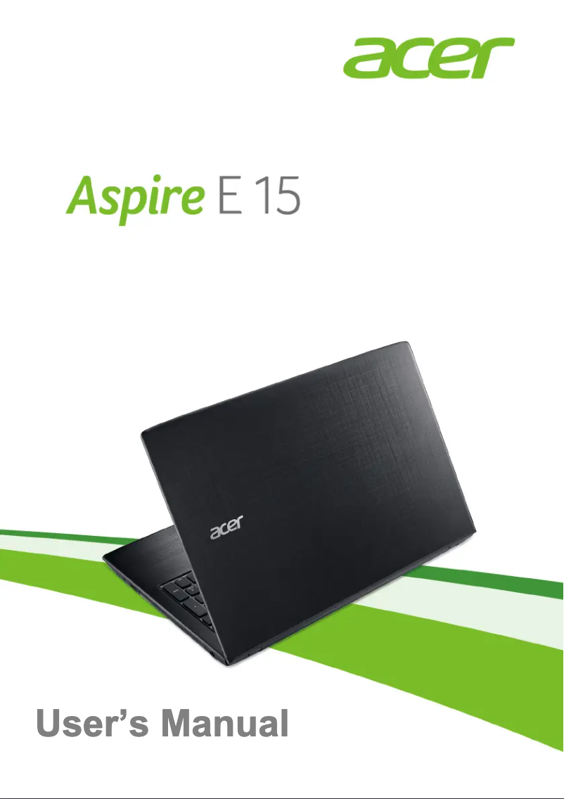 Página nº 1 - Manual de usuario Acer Aspire E15 E5-553G