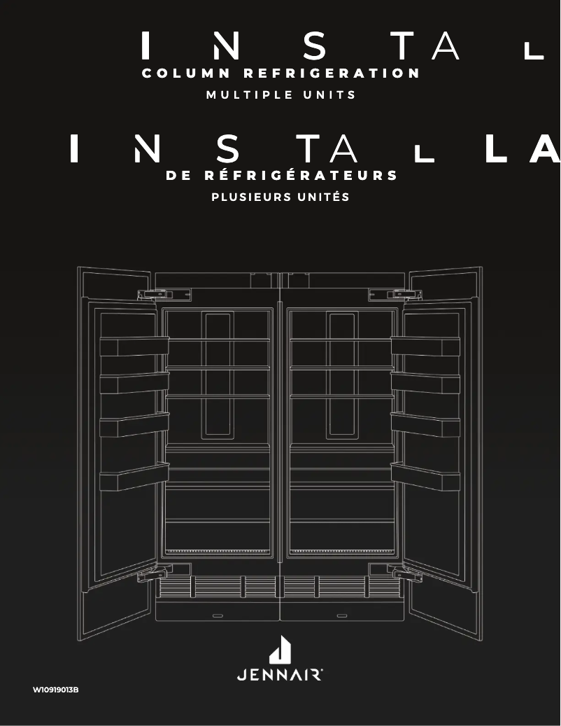 Página 1 del manual Guía de instalación JennAir JKCPL361GL