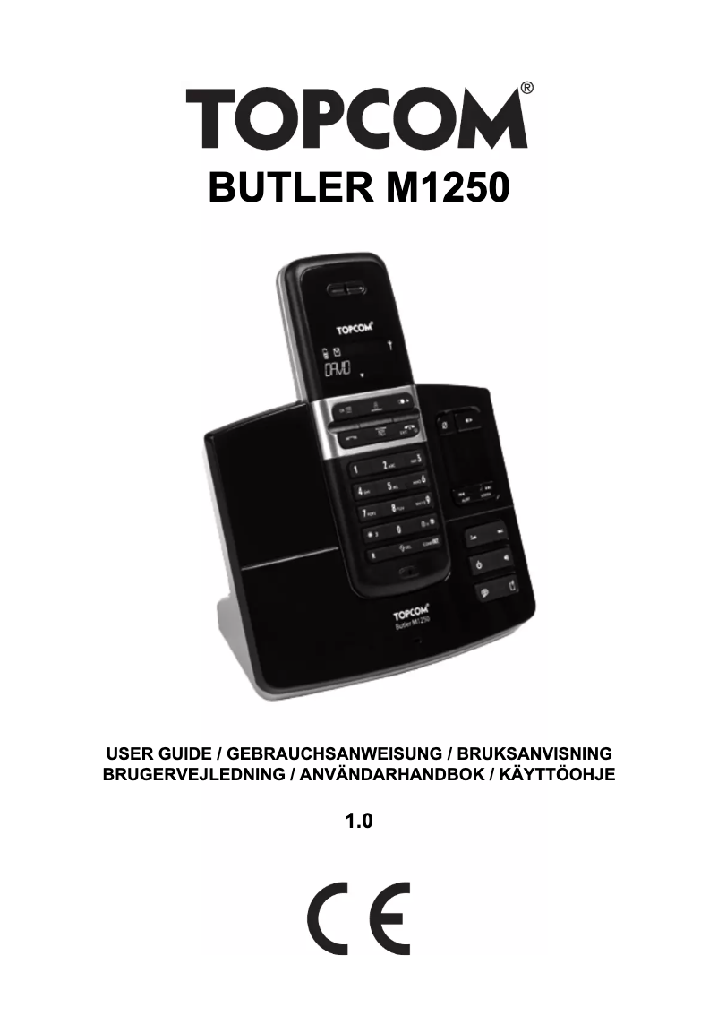 Página 1 del manual Manual de usuario Topcom Butler M1250