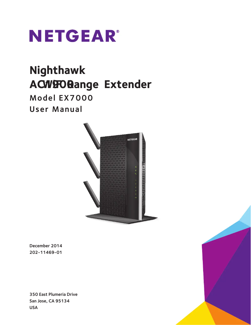 Página 1 del manual Manual de usuario Netgear Nighthawk EX7000