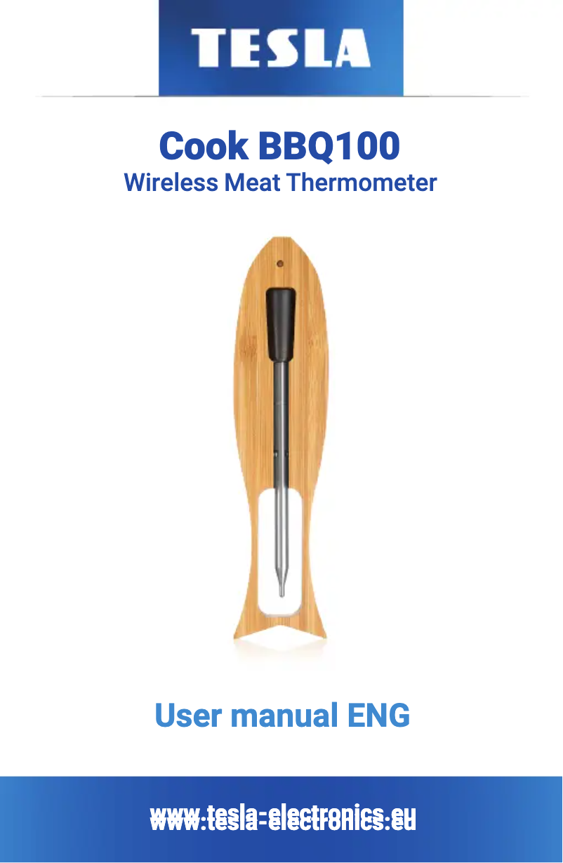 Página 1 del manual Manual de usuario Tesla Cook BBQ100