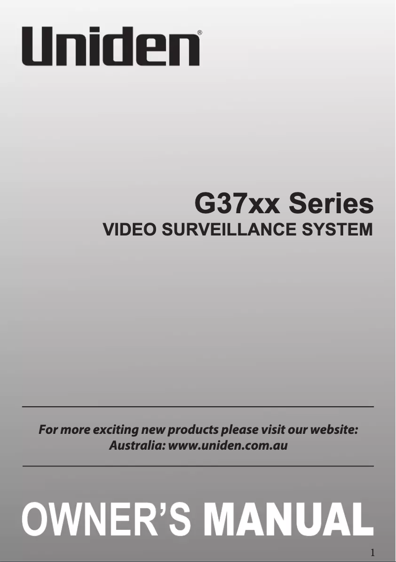 Imagen de la primera página del manual del dispositivo G3720