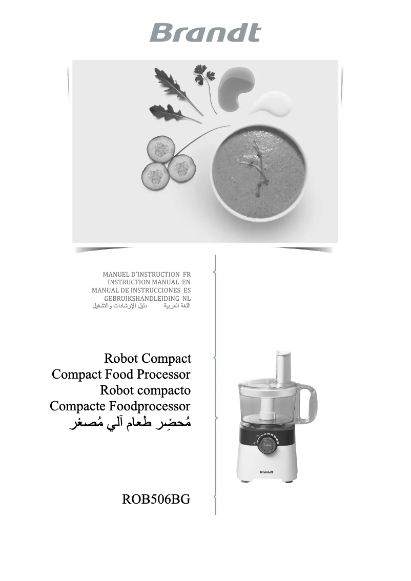 Página nº 1 - Manual de usuario Brandt ROB506BG