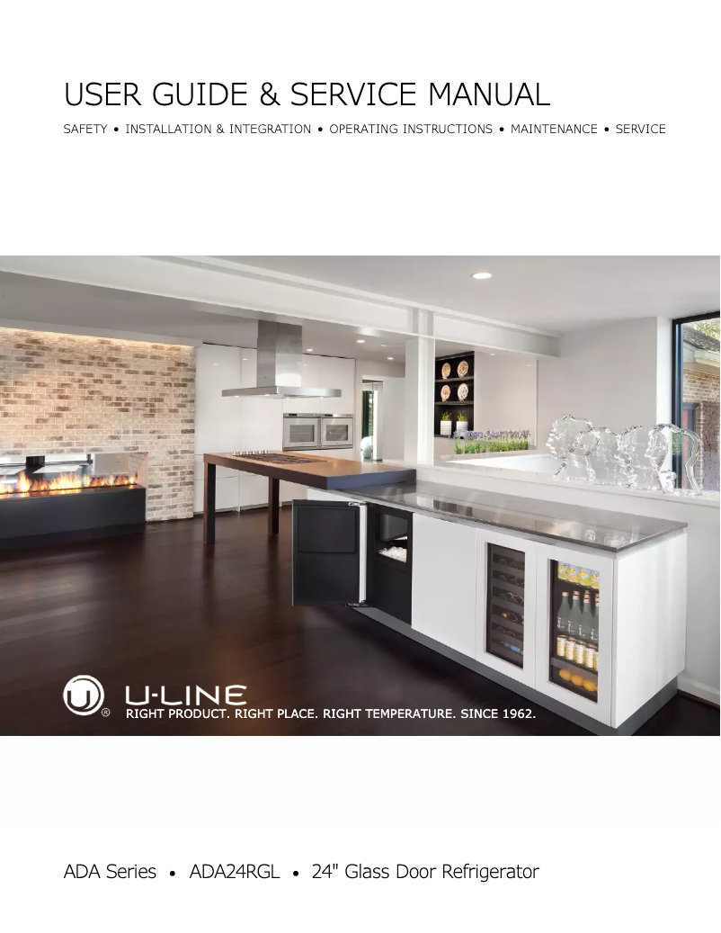 Imagen de la primera página del manual del dispositivo U-ADA24RGLB-13B