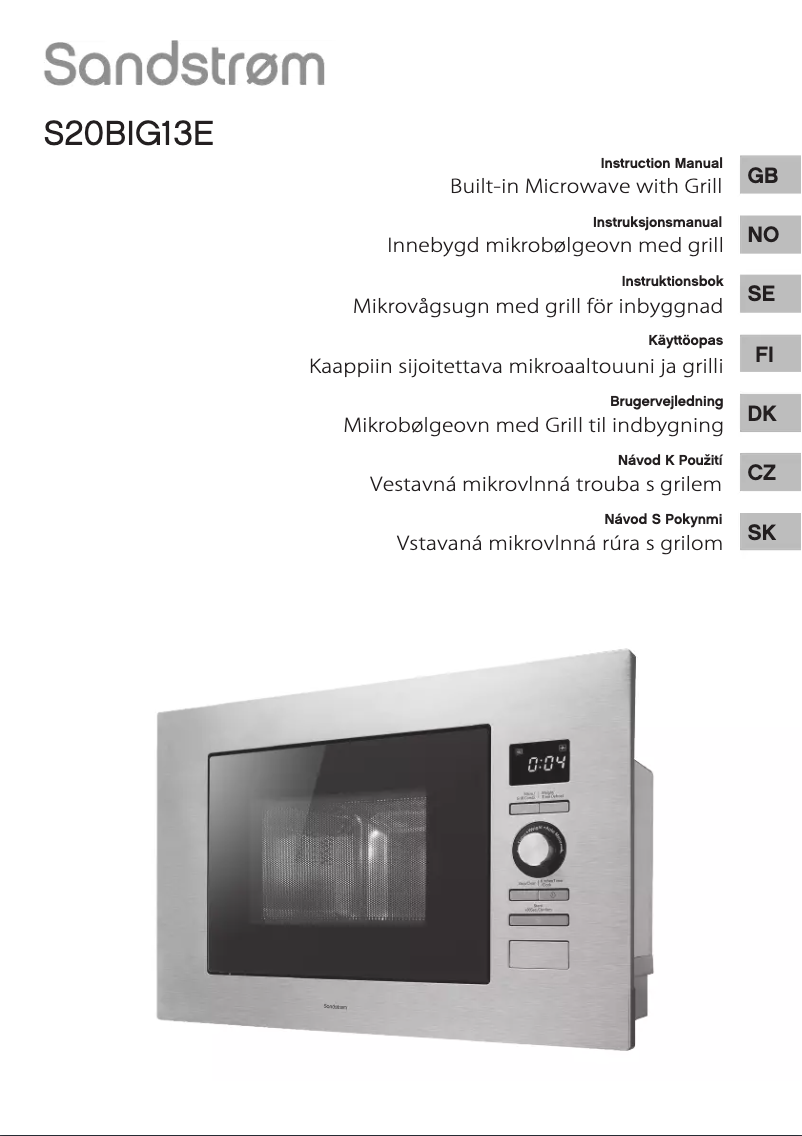 Página 1 del manual Manual de usuario Sandstrøm S20BIG13E