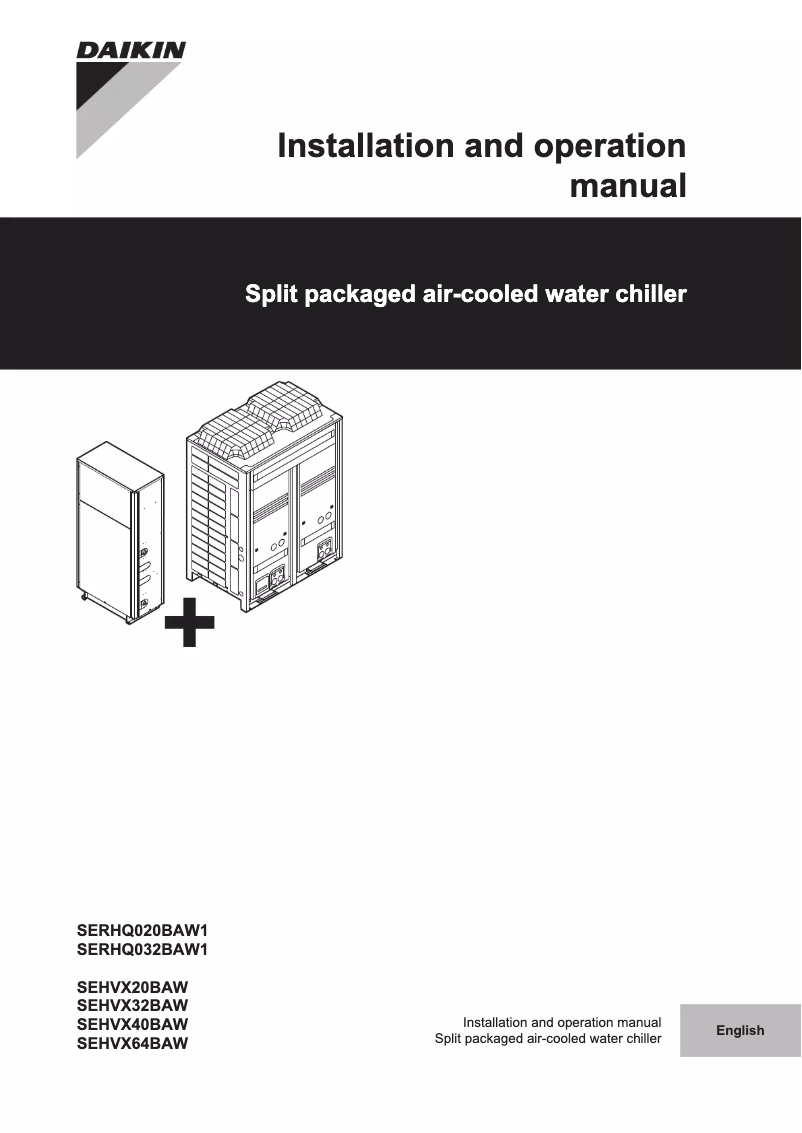 Imagen de la primera página del manual del dispositivo SERHQ020BAW1
