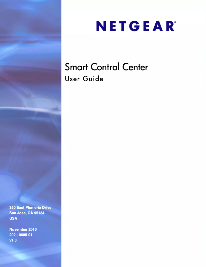 Imagen de la primera página del manual del dispositivo Smart Control Center