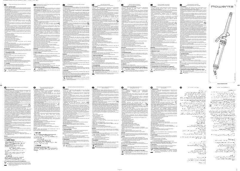 Página nº 1 - Manual de usuario Rowenta CF2005