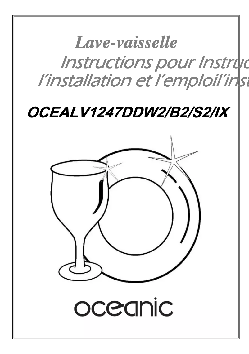 Imagen de la primera página del manual del dispositivo OCEALV1247DDW2