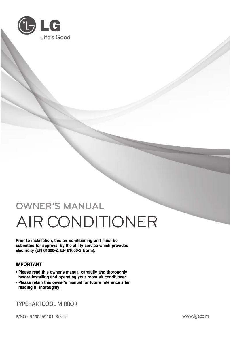 Página nº 1 - Manual de usuario LG KSUH2468RM0