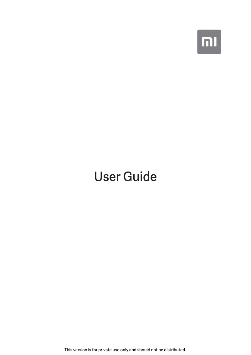 Página 1 del manual Manual de usuario Xiaomi Mi 11X Pro