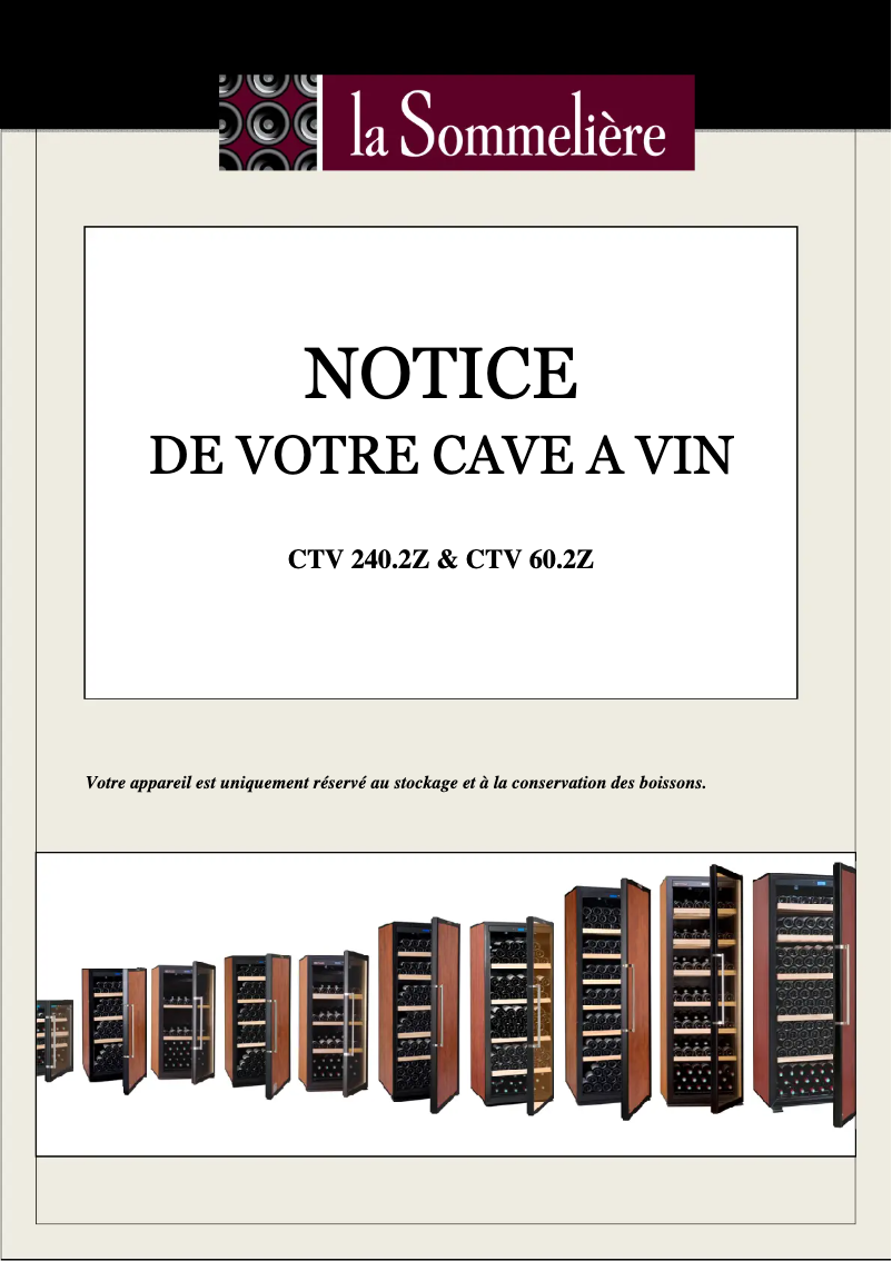 Imagen de la primera página del manual del dispositivo CTV 240.2Z