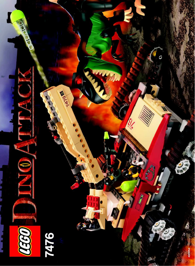 Imagen de la primera página del manual del dispositivo Iron Predator versus T-Rex