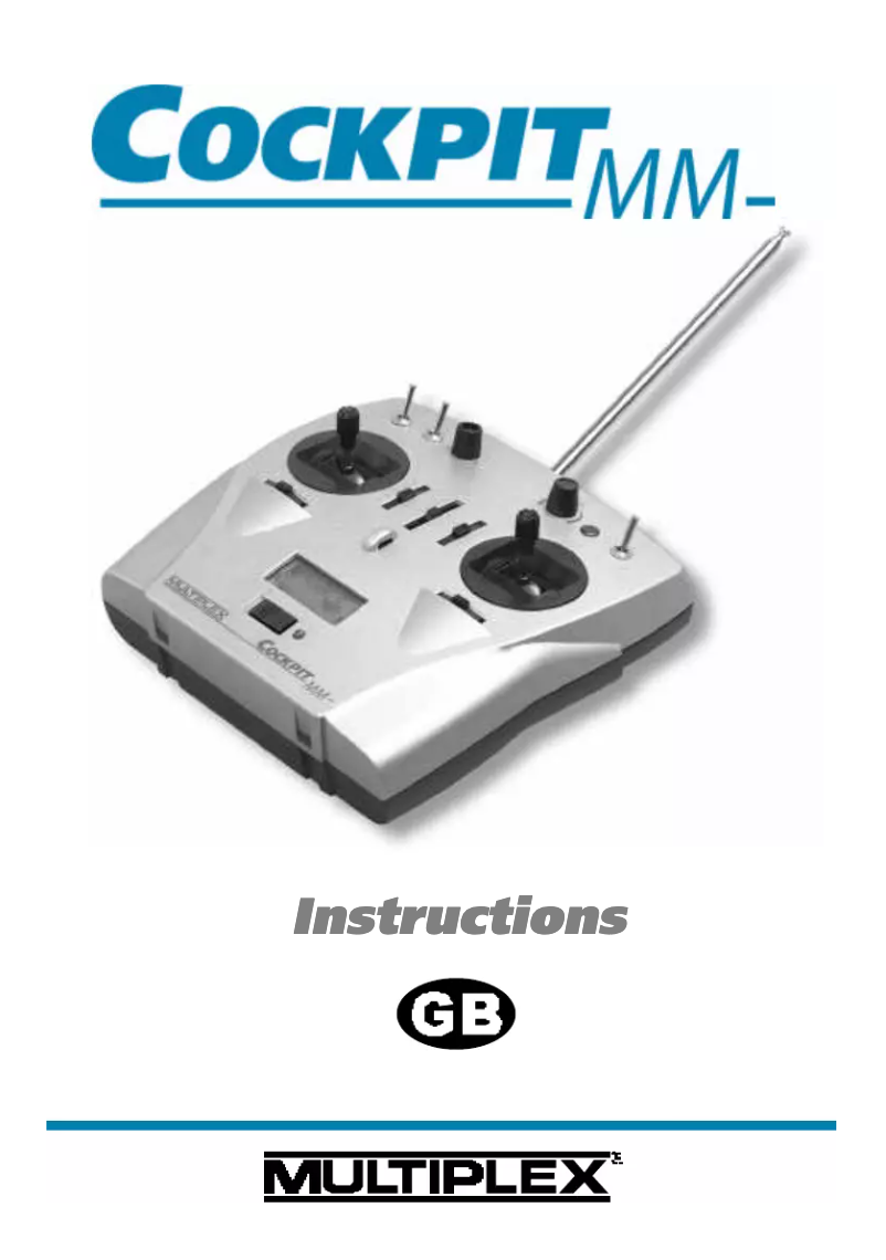 Página nº 1 - Manual de usuario Multiplex COCKPIT mm